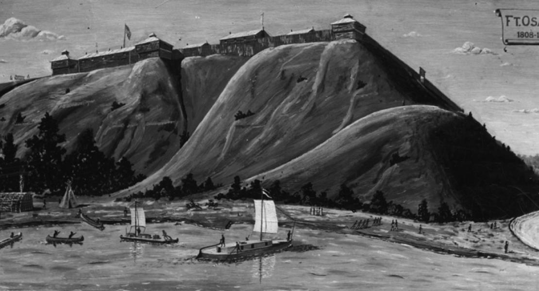 painting of Fort Osage