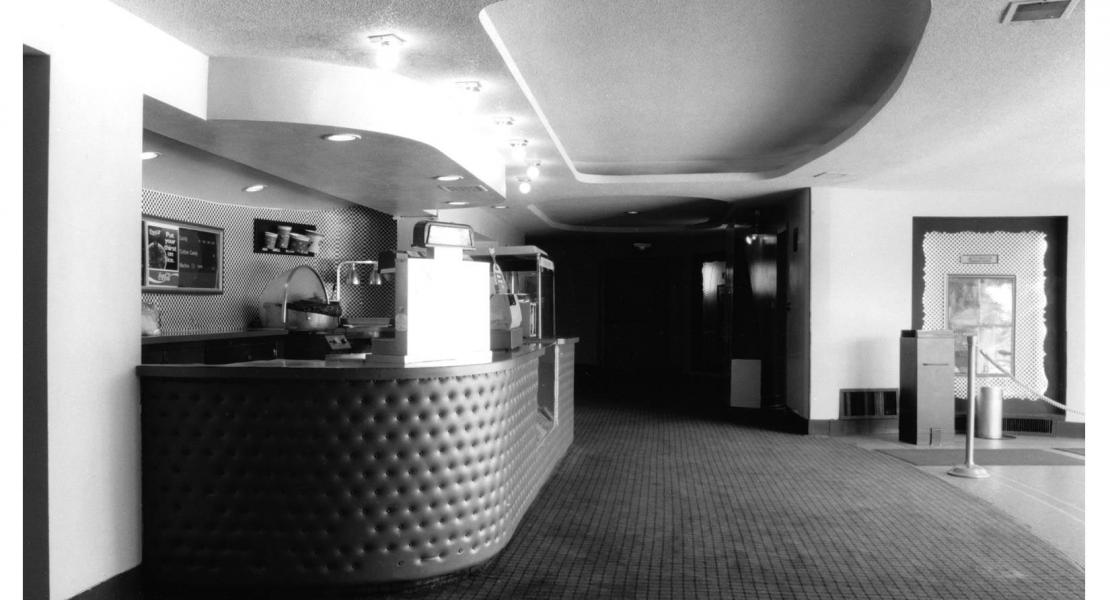 The lobby of the Ben Bolt Theatre. [Courtesy of Jim Jones]
