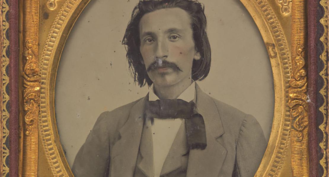 Carl Wimar, circa 1860. [Missouri Historical Society, St. Louis, Photographs and Prints Collection, N38636]