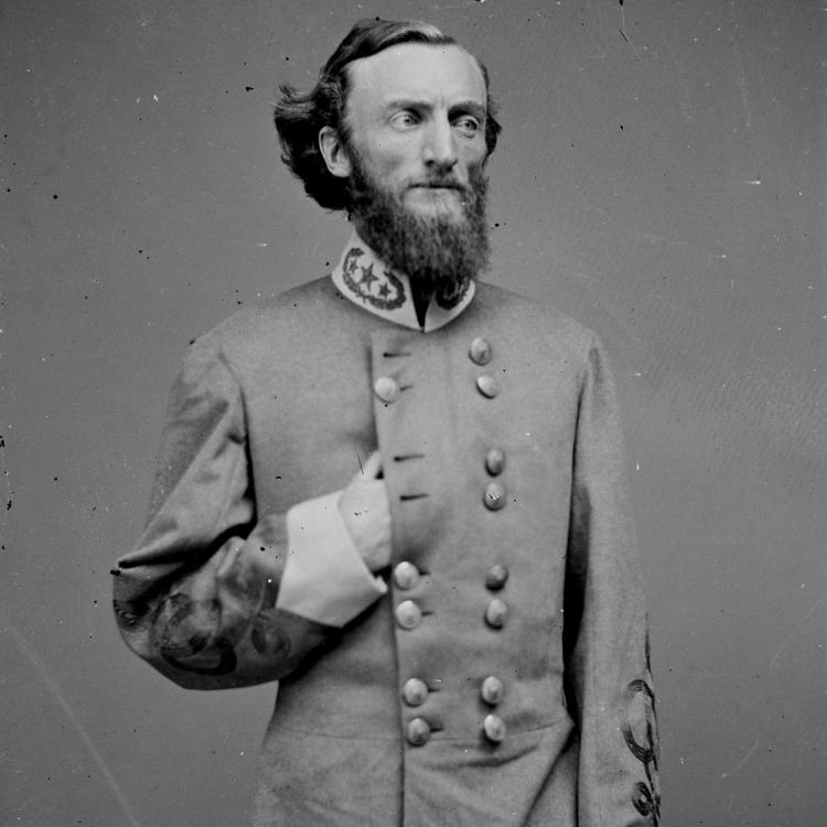 John Sappington Marmaduke in his Confederate brigadier general’s uniform. [Library of Congress, Prints and Photographs Division, LC-DIG-cwpb-06001]