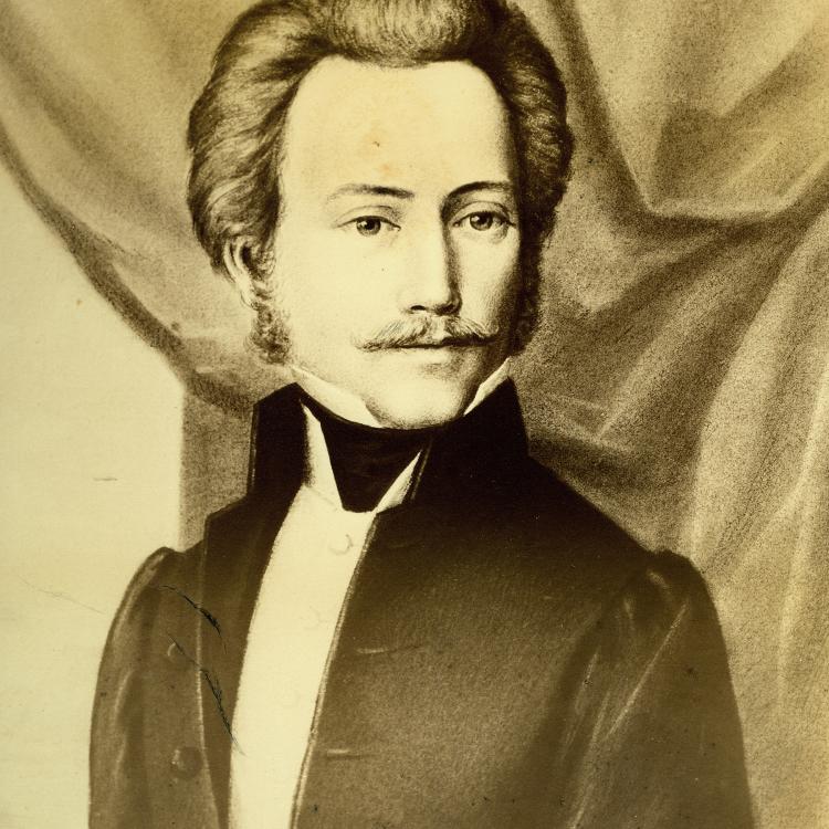 Paul Follenius. [State Historical Society of Missouri, William G. Bek Photograph Collection, P0586]