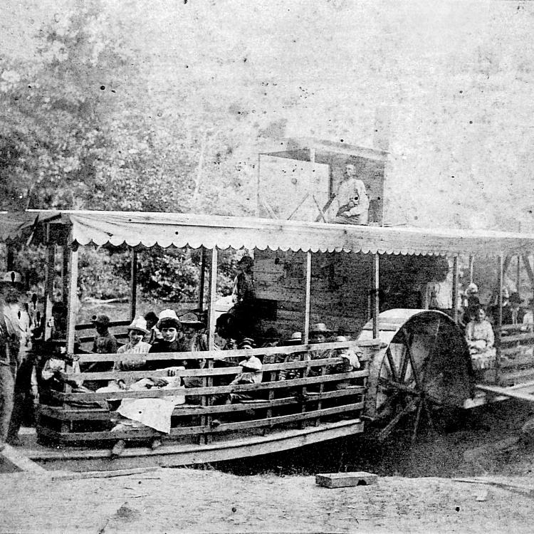 This steamboat once graced northern Indian Creek in McDonald County, Missouri. [Courtesy of Ric Akehurst] 