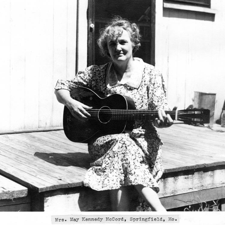 May Kennedy McCord. [State Historical Society of Missouri, Vance Randolph Ozark Folksongs Collection, C3774]