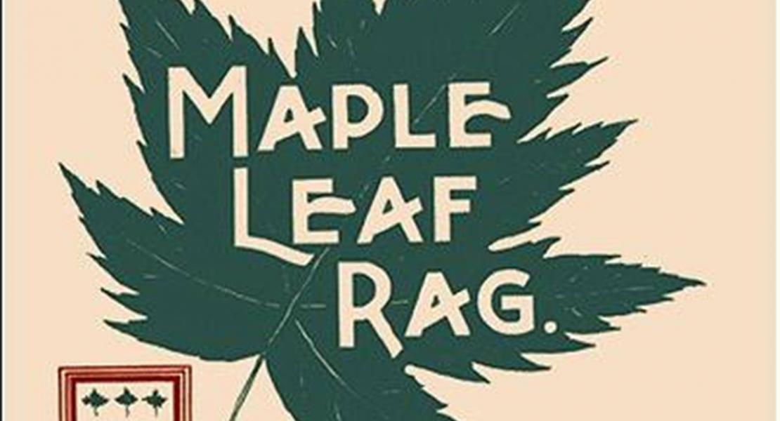The cover of the sheet music to Joplin’s “Maple Leaf Rag.” [State Historical Society of Missouri, Sheet Music Collection, J747m]