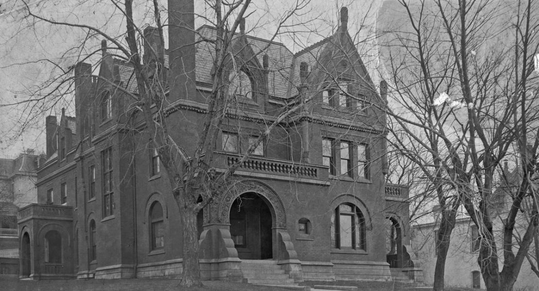 The Motter Home, a residence designed by Eckel. [State Historical Society of Missouri, State of Missouri Collection, P0018-041]
