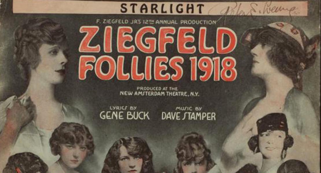 Jeanne Eagles was a member of the Ziegfield Follies; this is a poster from the 1918 season. [Music Division, ID# g99c414_001, New York Public Library Digital Collections]