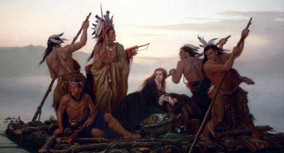 The Abduction of Boone's Daughter by the Indians. [Amon Carter Museum of American Art, 1965.1]