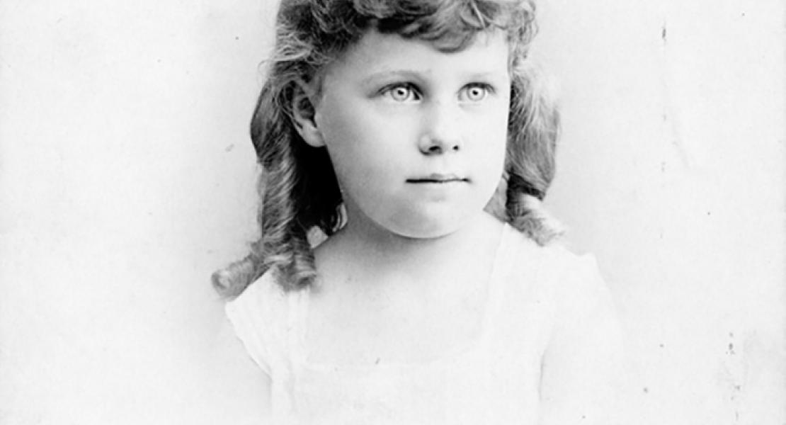 Bess Wallace as a young girl. [Harry S. Truman Library and Museum, 2016-884]