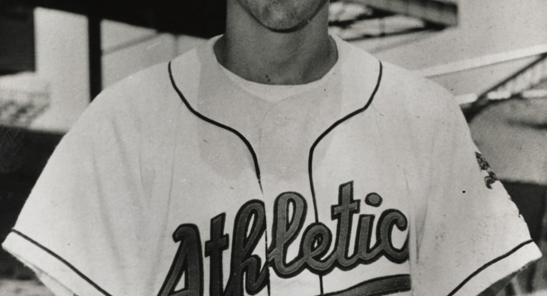 Clete Boyer, one of the many players traded to the New York Yankees during the late 1950s. Other teams accused owner Arnold Johnson of running the A’s as a de facto farm club for the Yankees. [State Historical Society of Missouri, Raymond E. Corey Photograph Collection, K1311]