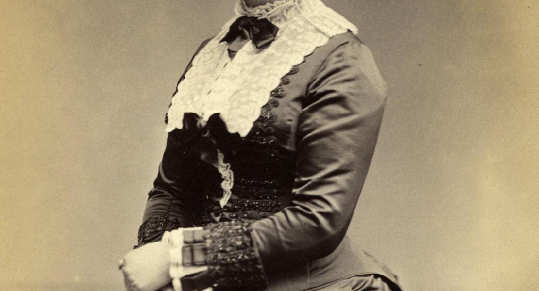 Eunice Hagerman Eads became James Eads’s second wife; the two married in 1854. [Missouri Historical Society, St. Louis, Photographs and Prints Collection, N45572]