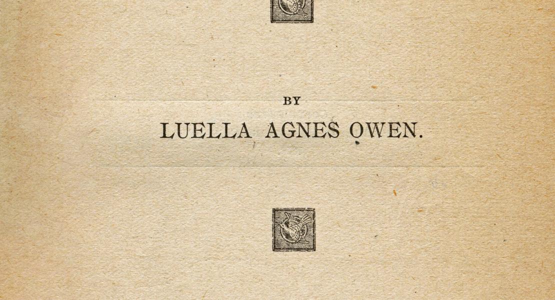 The title page of Owen’s Cave Regions of the Ozarks and Black Hills. [State Historical Society of Missouri Reference Collection]