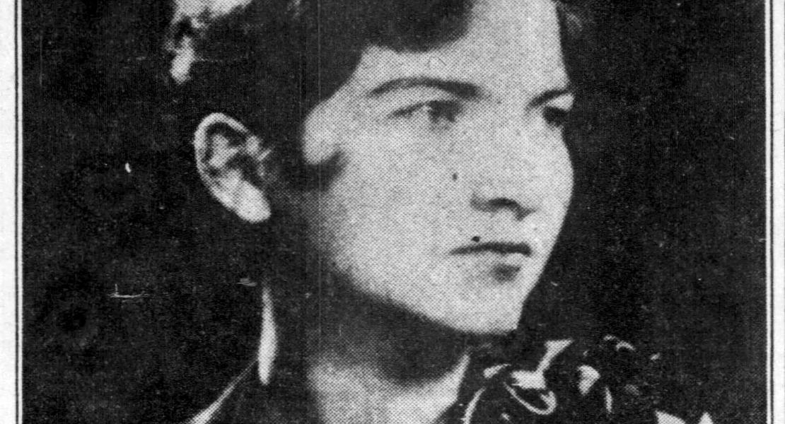 A photo accompanying news coverage of Johnson’s second novel, Jordanstown. [St. Louis Post-Dispatch, April 11, 1937]