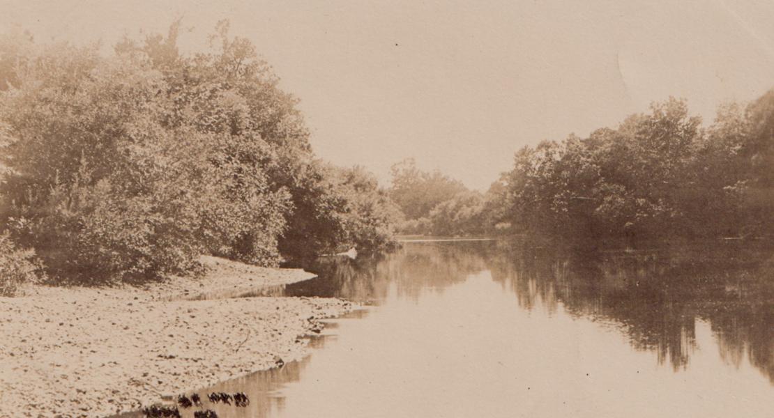 In the early 1900s, Elk River attracted visitors from across the region who enjoyed floating, fishing, and swimming in its cool, clear water. [Courtesy of Kimberly Harper]
