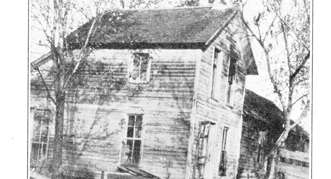 The last building remaining in Indian Springs. [Missouri, March 1930] 