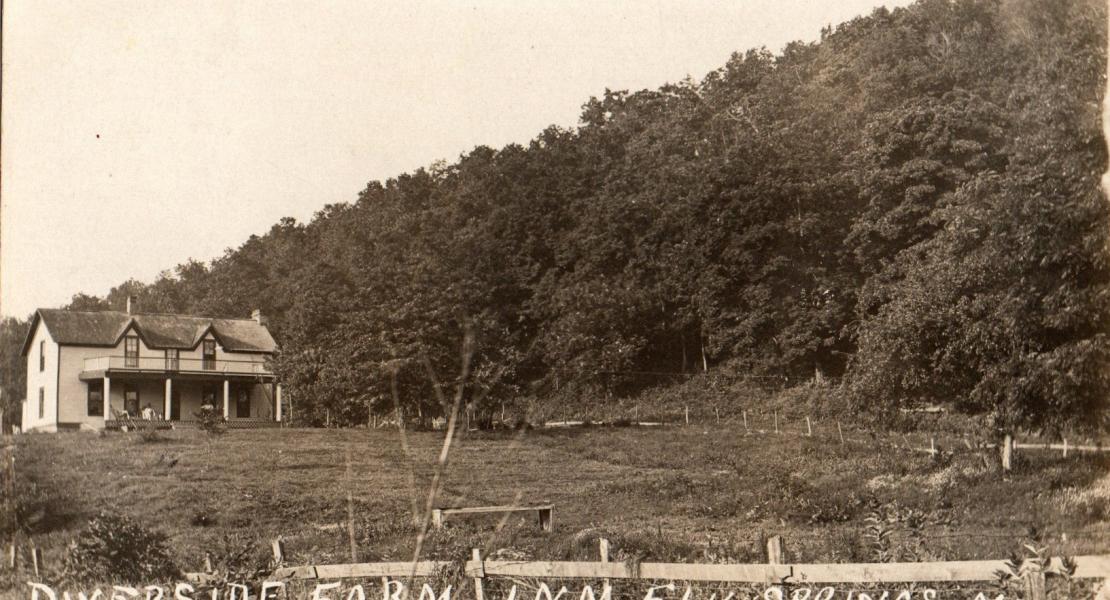 Fleming’s Riverside Farm Inn, circa 1910. [Courtesy of Alan Banks]