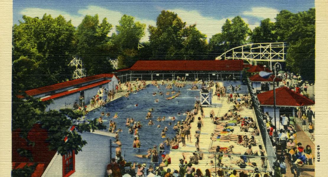 Chain of Rocks Park swimming pool. [Courtesy of Joe Sonderman]
