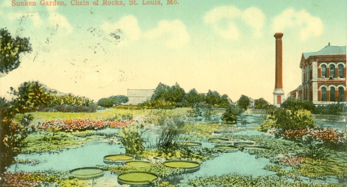 The sunken garden at Waterworks Park [Courtesy of Joe Sonderman]