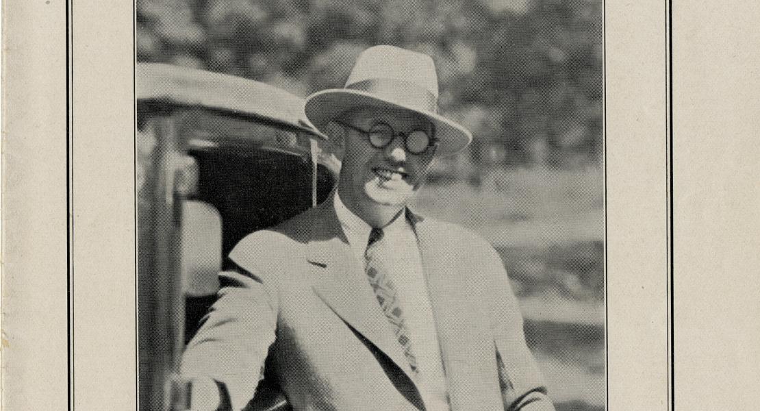 Keith McCanse pictured on the cover of the April 1929 issue of Missouri Game and Fish News. [Courtesy of the Missouri State Archives]