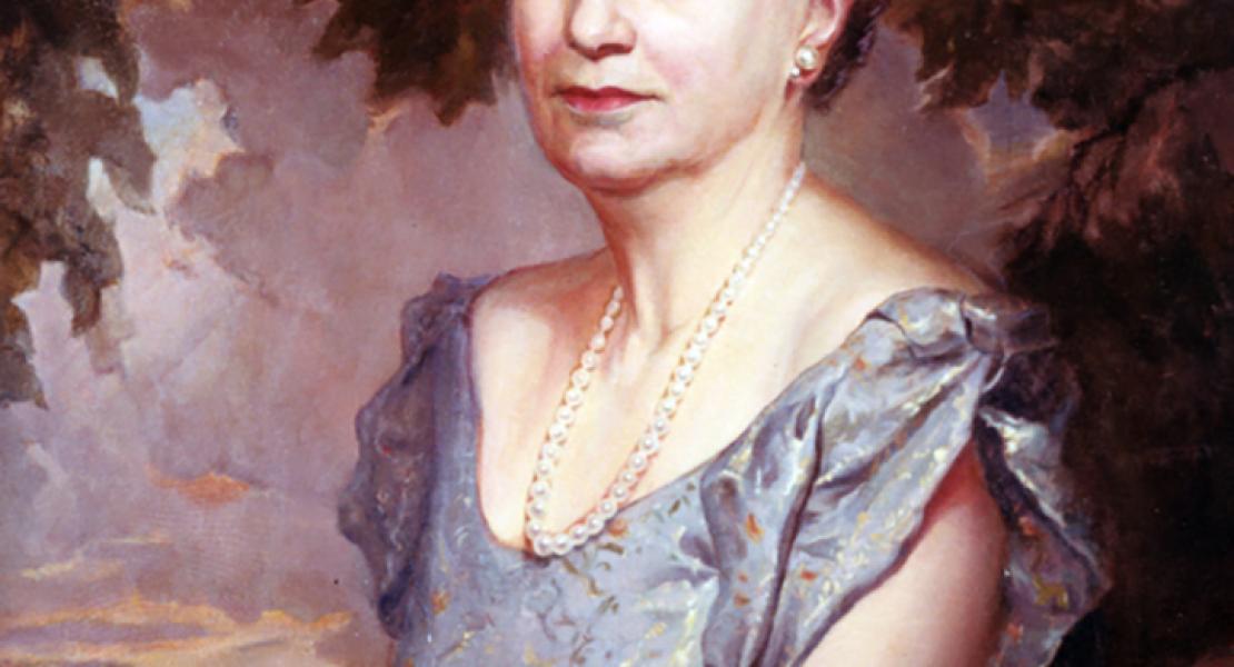 Bess Truman’s official White House portrait by Greta Kempton. [Harry S. Truman Library and Museum, 2008-149]