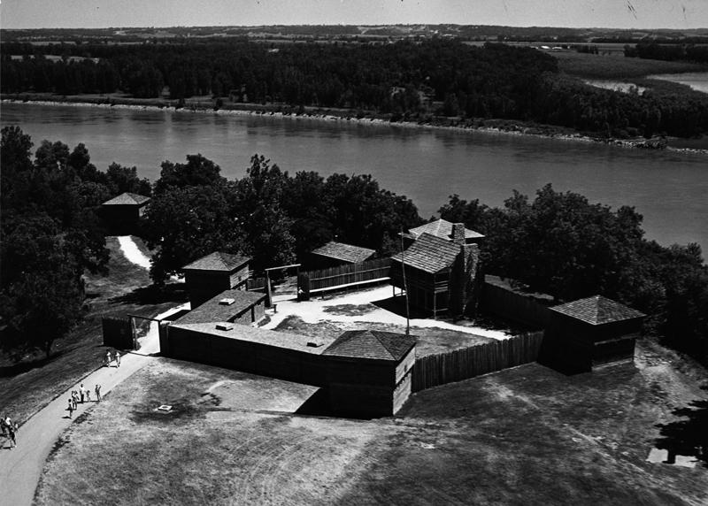 Aerial of Fort Osage